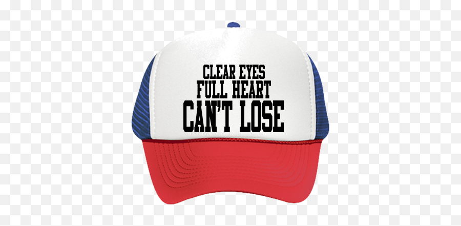 Clear Eyes Full Heart Cant Lose Adult 100 Cotton T - Shirt Gildan 5000 Baseball Cap Png,Heart With Eyes Logo