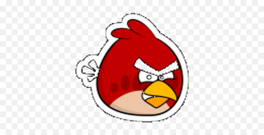 Cartoon Stickers - Dark Blue Angry Bird Png,Woody Woodpecker Png