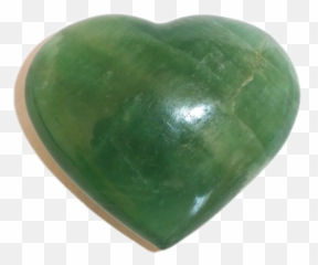 Green Fluorite Heart - Jade Png,Green Heart Png