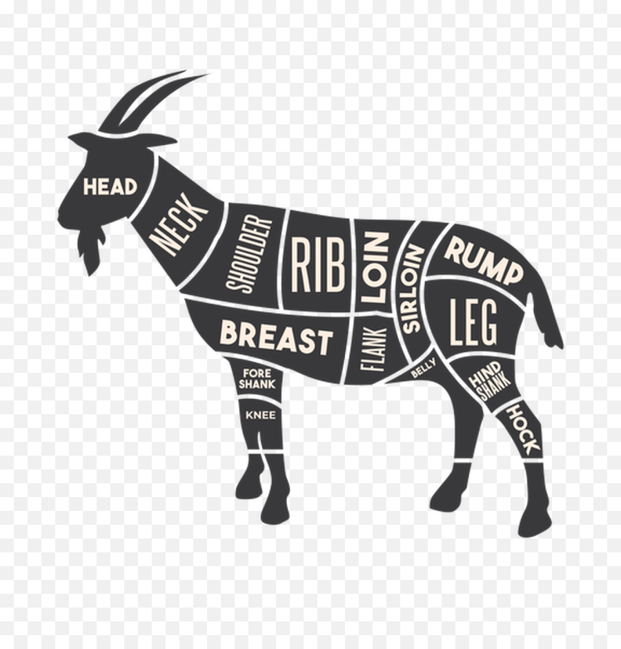 Goat Meat Silhouette - Transparent Png U0026 Svg Vector File Carne De Cabra Png,Goat Png