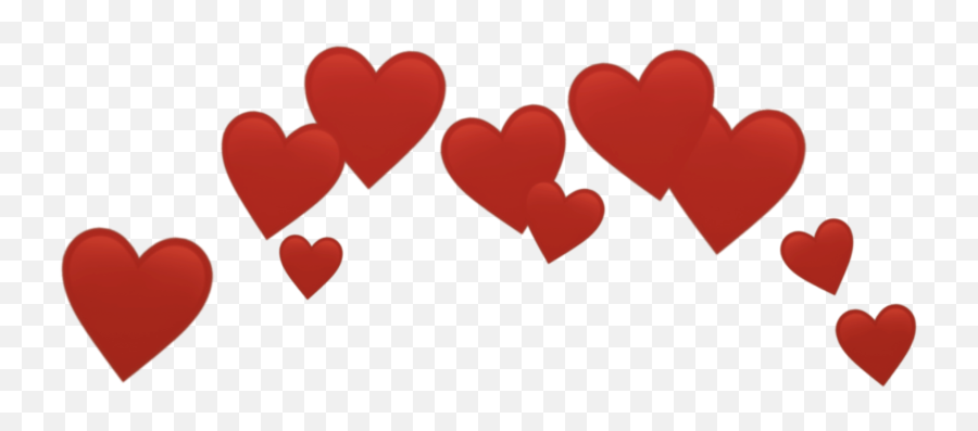 Red - Black Heart Emoji Transparent Background Png,Red Heart Emoji Png