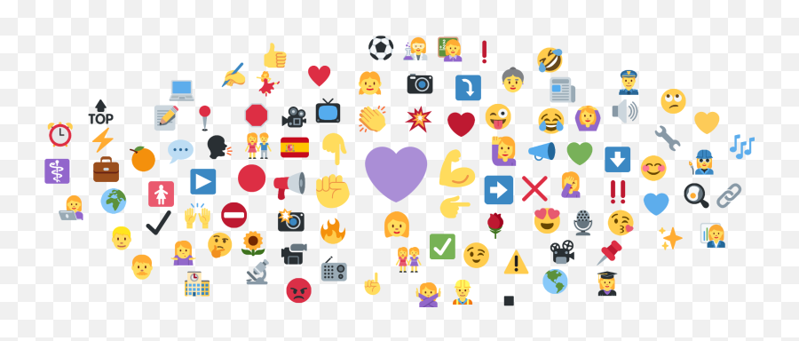 De Caritas Alegres A Instrumento Para - Emojis Cáritas Png,100 Emoji Png