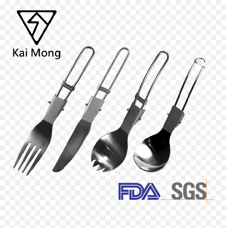 Download Camping Hiking Spoon Spork Fork Knife Portable - Sgs En 1090 Logo Png,Fork Knife Png