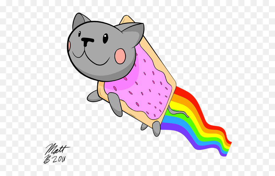 Download Hd Nyan Cat Face Png - Cartoon Nyan Cat Nyan Cat,Nyan Cat Png