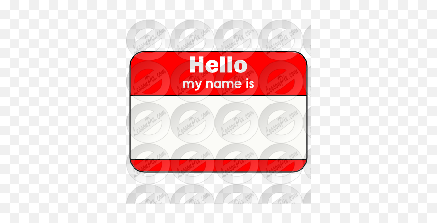 Lessonpix Mobile - Clip Art Png,Name Tag Png