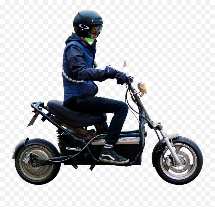 Download I Electric Scooter Png Image - Man On Scooter Png,Scooter Png