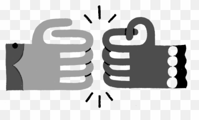 Fist Bump Png Image With No Background - Horizontal