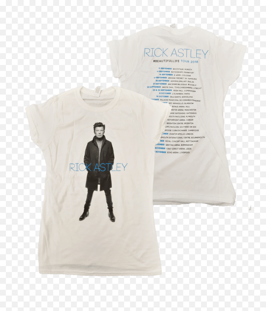Rick Astley - Rick Astley Tour T Shirt Png,Rick Astley Png