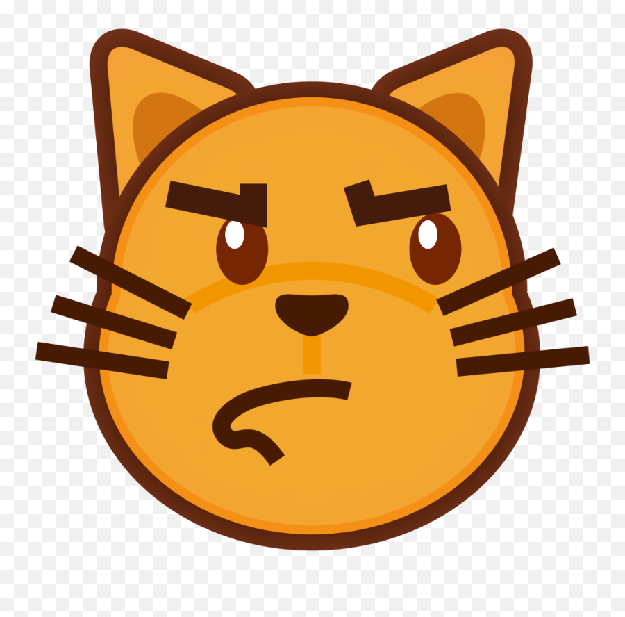 Cat Love Emoji Png Clipart - Art Cat Png Face,Cat Emoji Png