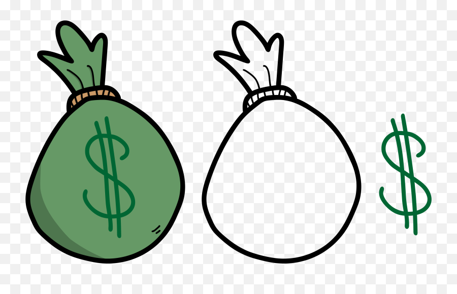 Money Bag Png 4k - Cash Money Cartoon,Money Bag Png