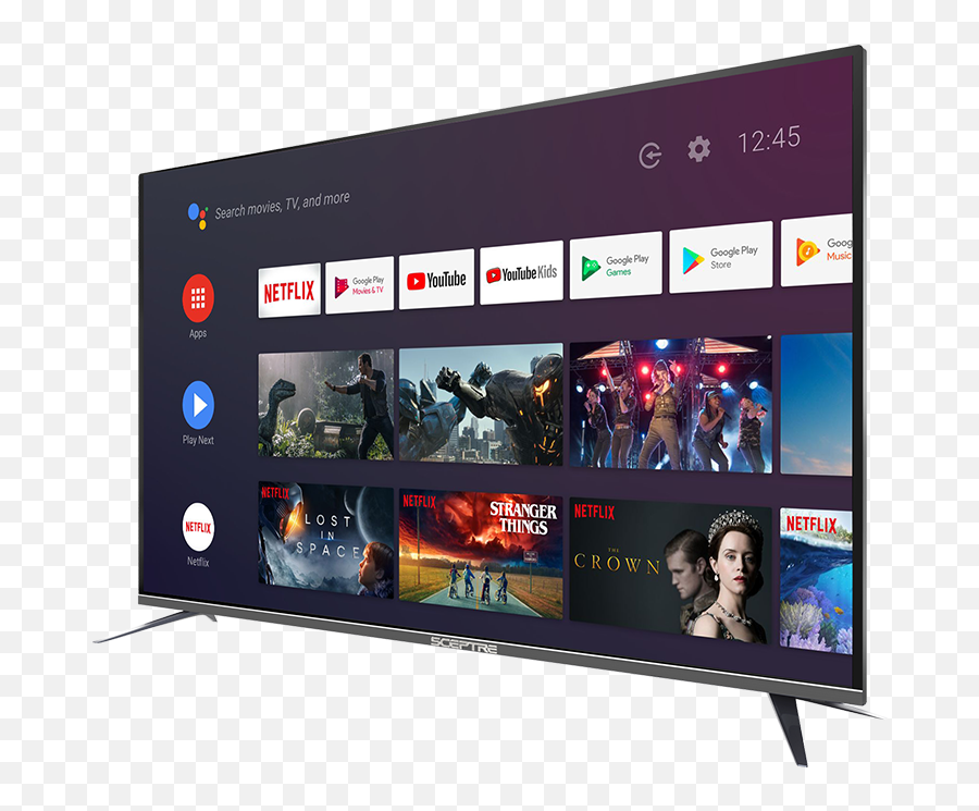 Android Tv - 55 Inch Hisense Tv Png,Tv Transparent