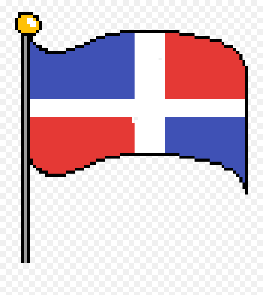 Pixilart - Dominican Republic By 357247 Pride Flag Transparent Png,Dominican Flag Png