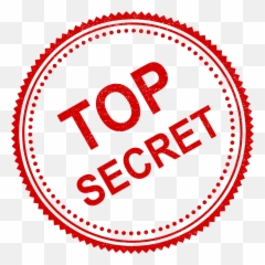 Security Clearance Espionage Area 51 - Top Secret Stamp Png