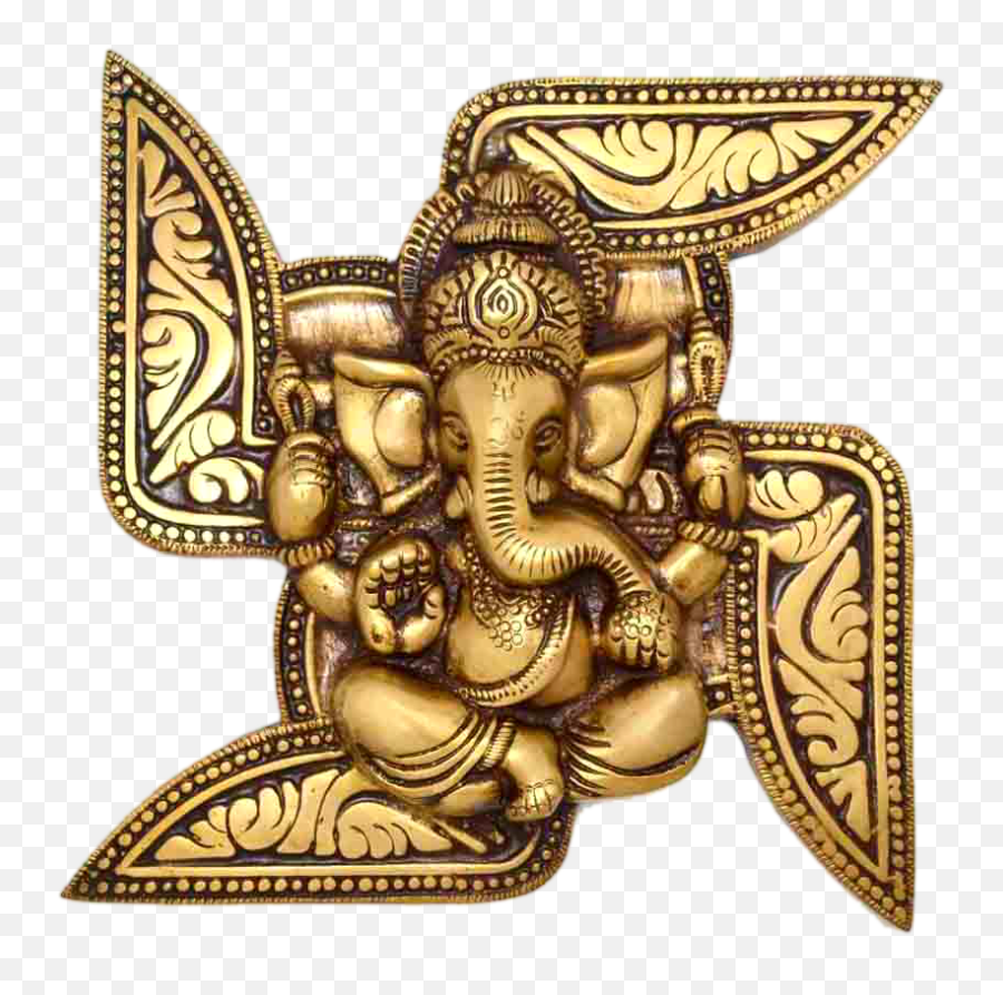 Ganesha Swastik Pictures Free Download - Transparent Golden Swastik Png,Elephant Transparent Background