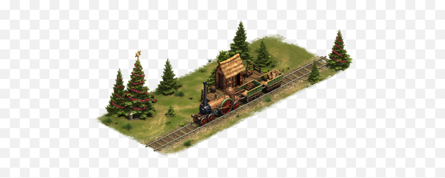 Winter Train - Lv 2 Forge Of Empires Wiki En Forge Of Empire Zimowy Pocig Wygld Png,Railroad Png