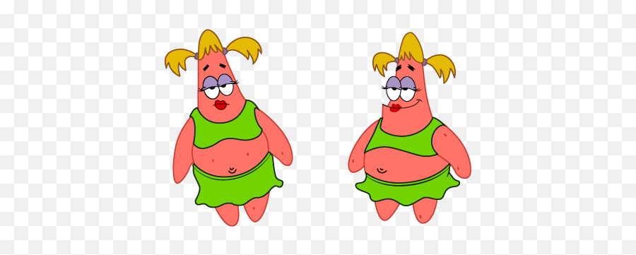 Spongebob Patricia Cursor - Patricia Spongebob Png,Squidward Nose Png