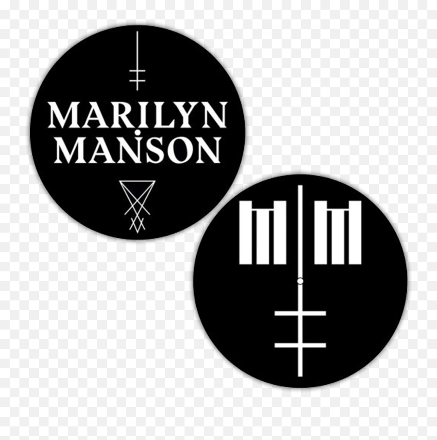 Marilyn Manson Logo Cross Slipmat - Marilyn Manson Logo Png,Marilyn Manson Logos