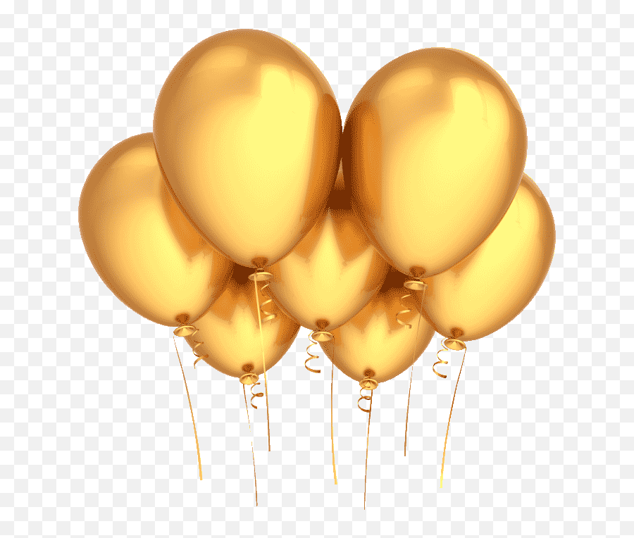 Balloon Gold Png 1 Image - Transparent Background Gold Balloon Png,Prom Png