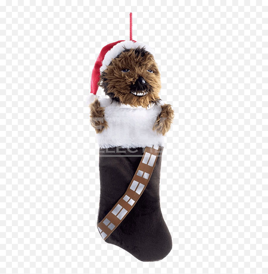 Star Wars Chewbacca Plush Stocking - Bota Navideña Star Wars Png,Chewbacca Transparent