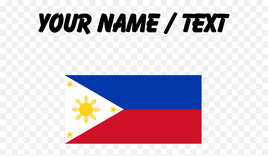Download Custom Philippines Flag - Flag Filipino Philippine Flag Emoji Png,Philippines Flag Png