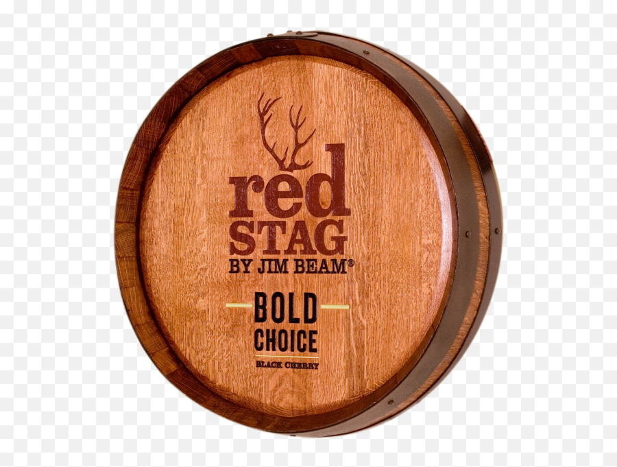 Custom Whisky And Liquor Barrel Carving Gallery - Jim Beam Red Stag Png,Jim Beam Logo
