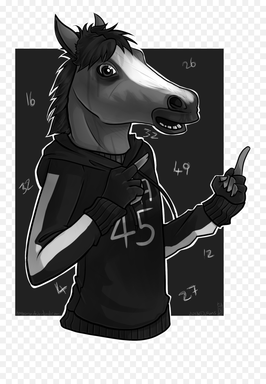 Horse Fingers Mask Horses Cry Of Fear - Cry Of Fear Fanart Png,Horse Mask Png