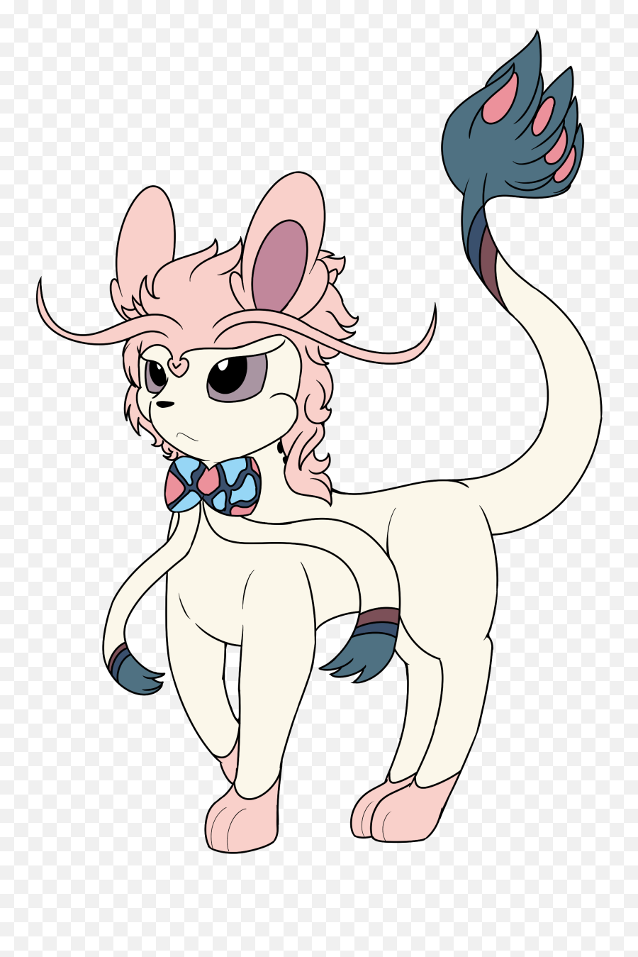 Sylveon X Milotic Fusion - Fictional Character Png,Milotic Png