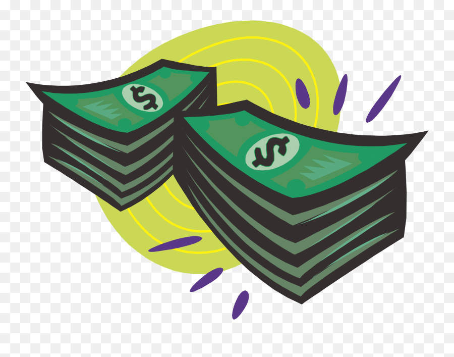 Cash Money Clip Art - Animated Money Stacks Full Size Png Dolares Logo,Money Stacks Transparent