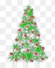 Christmas Tree With Balls - Vertical png