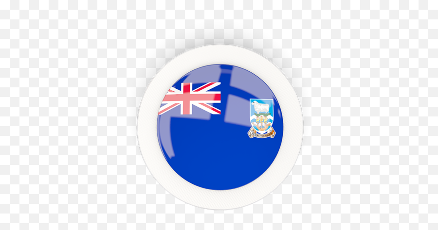 Round Carbon Icon Illustration Of Flag Falkland Islands - Vertical Png,Icon Cu