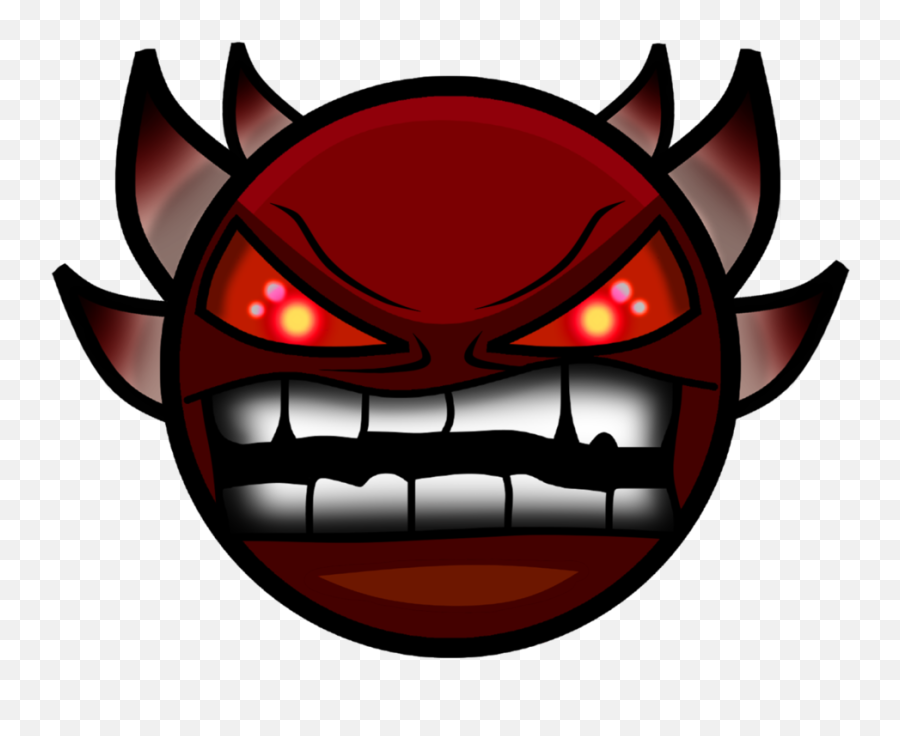 Demon Geometry Dash Png 2 Image - Geometry Dash Demon Face Png,Demon Face Png