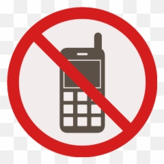 Vector Svg Icon - Mobile Phone Prohibited Sign png