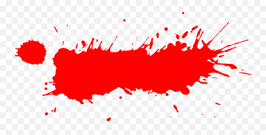 15 Red Paint Splatters Transparent - Paint Splash Hd Png,Paint Splat Png