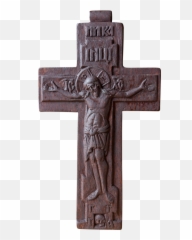 Catholic Art Orthodox Icons Wood Carving - Christian Cross png