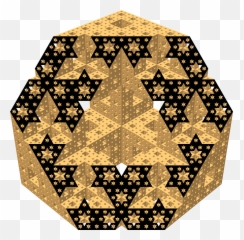 Menger Sponge Diagonal Section 25 - Menger Sponge Png,Sponge Png