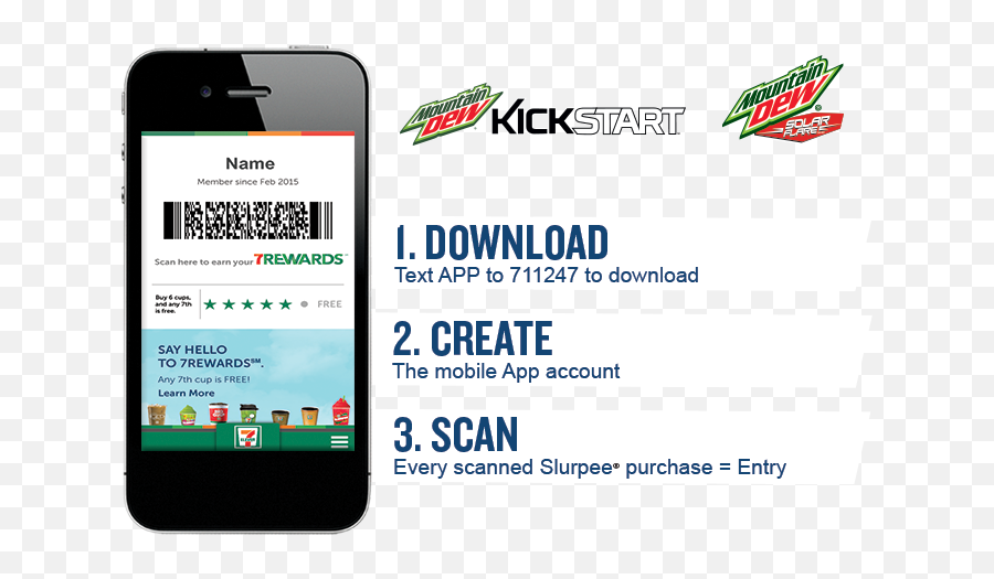 Download Hd Every 7th Slurpee Is Free - 7 Rewards Iphone Png,Slurpee Png