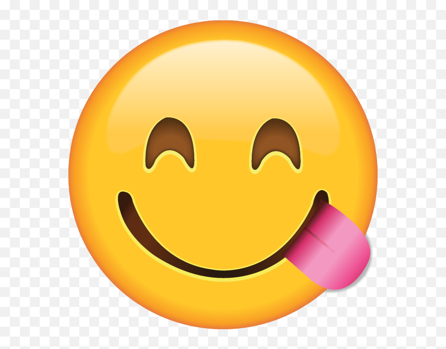 Download Hungry Face Emoji - Face Savoring Food Emoji Png,Emoji Pngs