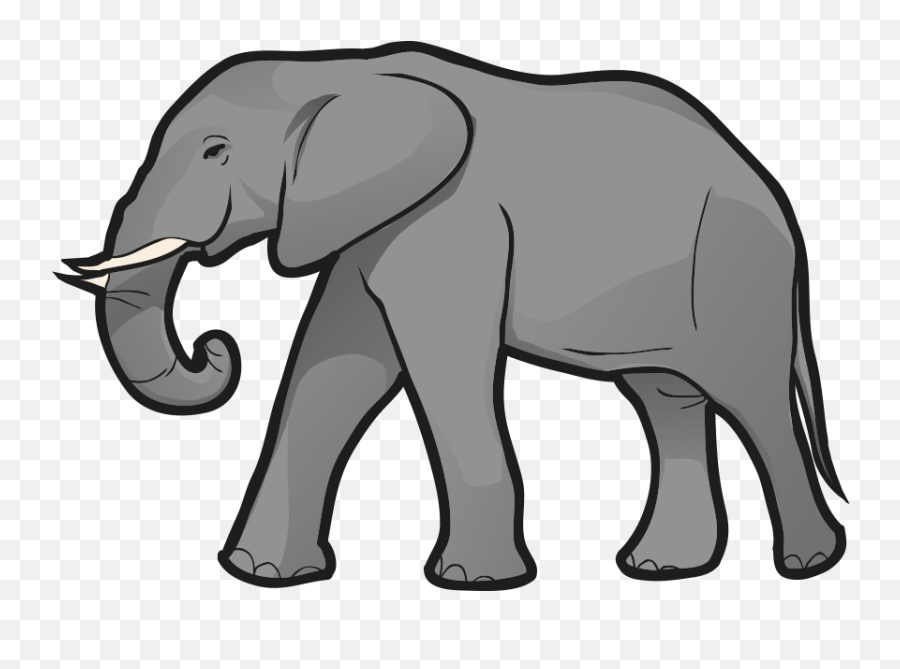 Elephant Clipart - Elephant Clipart Transparent Png,Elephant Clipart Transparent Background