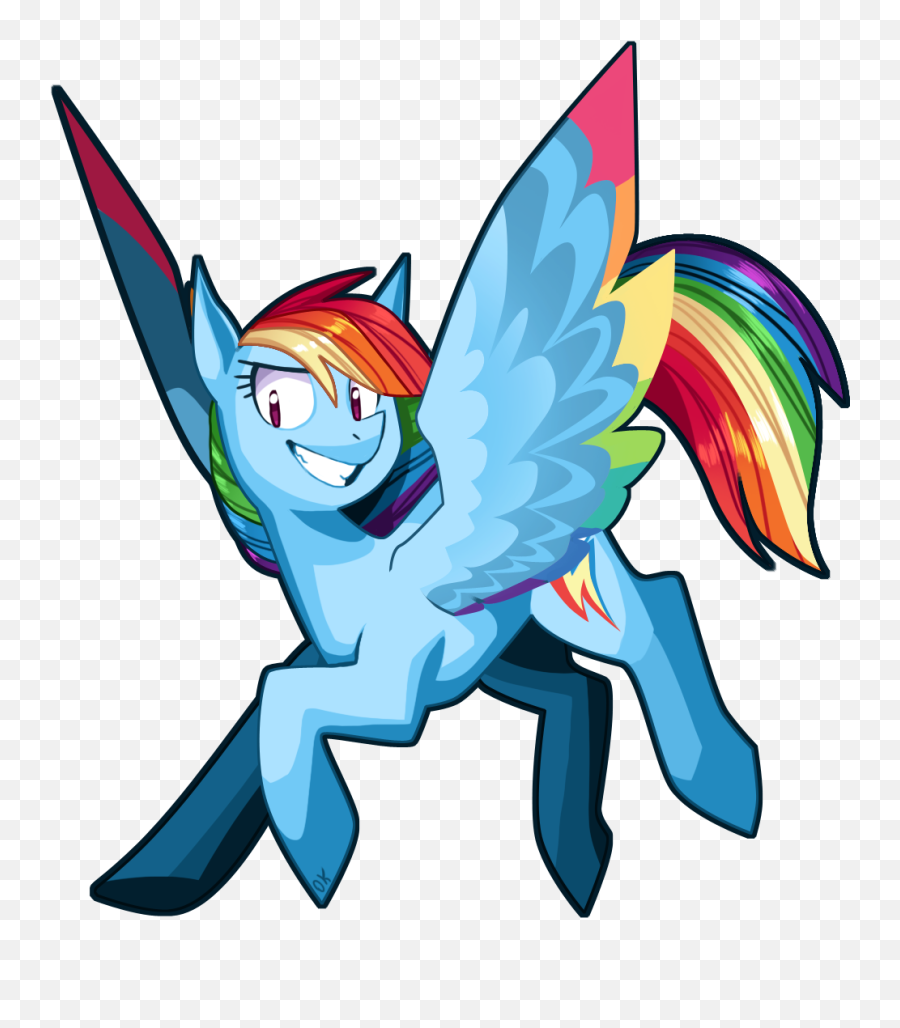 Rainbow Dash Pony Twilight Sparkle Pinkie Pie Rarity - My Rainboy Dash En Pony Anime Png,Fluttershy Icon