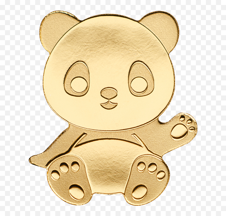 2017 05 Gram Palau Little Panda 9999 Gold Coin - Panda Gold Png,Cute Panda Png