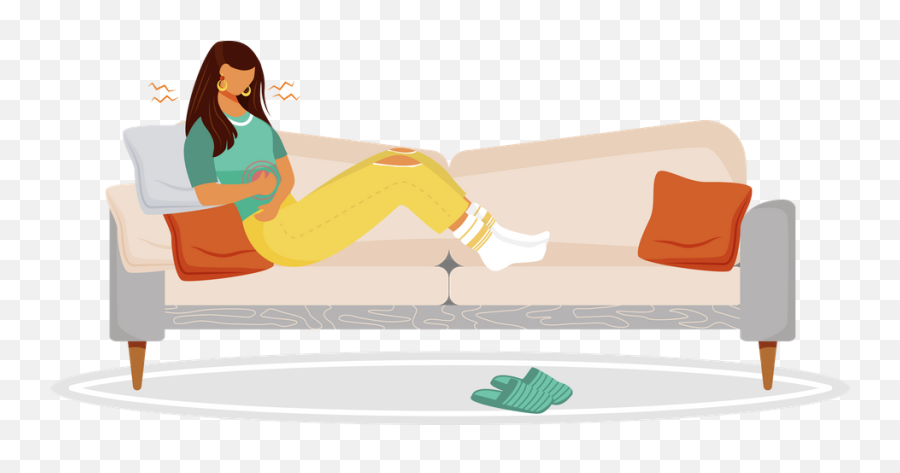 Diarrhea Icon - Download In Colored Outline Style Female Sick Person Cartoon Png,Diarrhea Icon