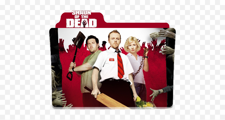 Movie Folder Icons Shaun Of The Dead Icon - Shaun Of The Dead Fancy Dress Png,Movie Folder Icon