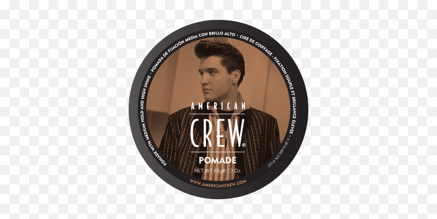 Download Hd The American Crew Pomade Featuring Elvis Presley - American Crew Pomade Png,Elvis Icon