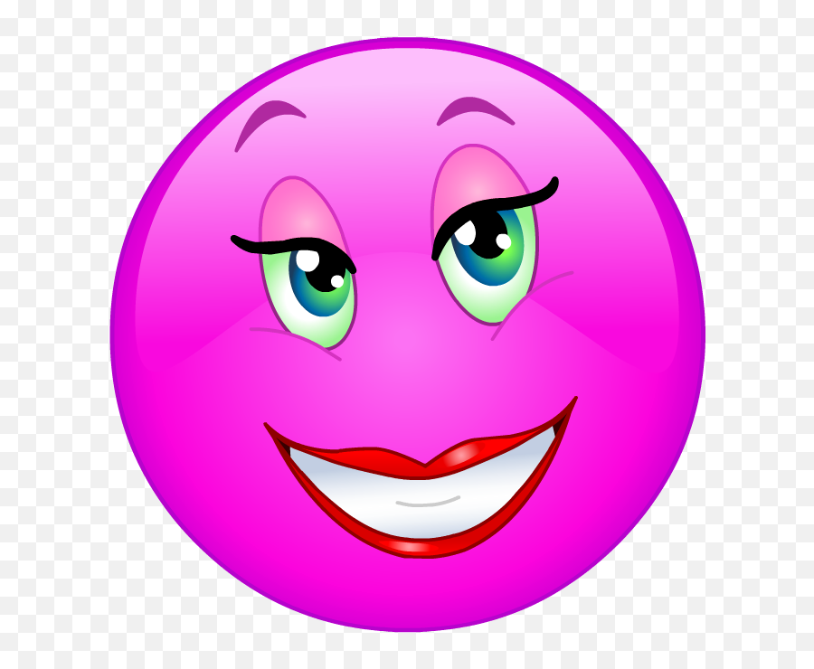 Caras Emoji Clipart Emojis - Pink Smiley Face Emoji Png,Smiley Emoji Png