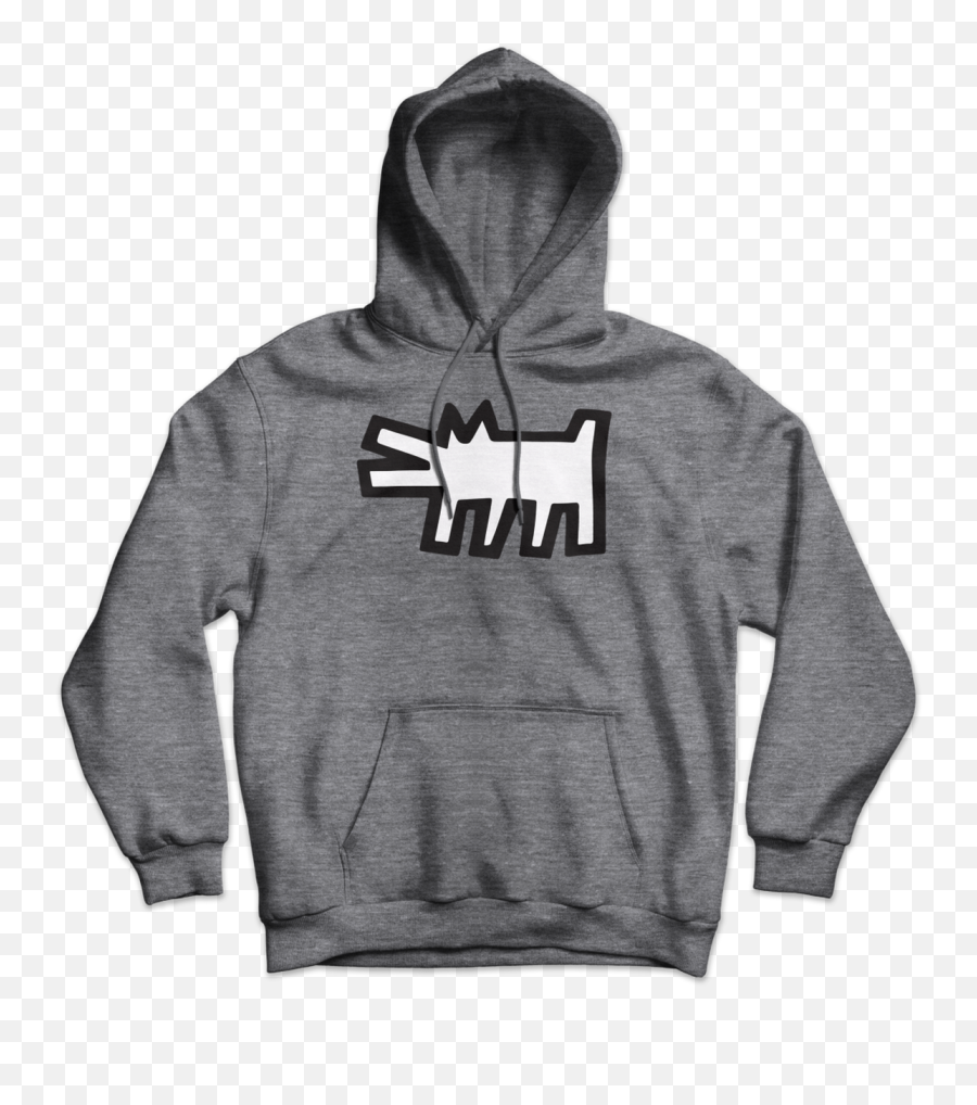 Keith Haring The Barking Dog Icon 1990 Street Art Hoodie - Good Mythical Morning Feel Good Hoodie Png,Puppy Icon