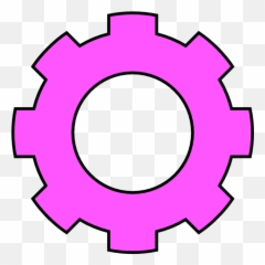 Gears Clipart Pink Transparent Free For Download - Geer Logo png