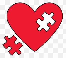 Broken Heart Png Emoji 1 Image - Transparent Heart Puzzle Png