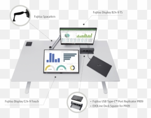 Clean Desk Png Fujitsu Logo