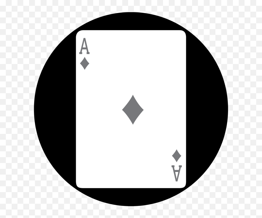 Black Oval Png - Ace Card Transparent,Black Oval Png