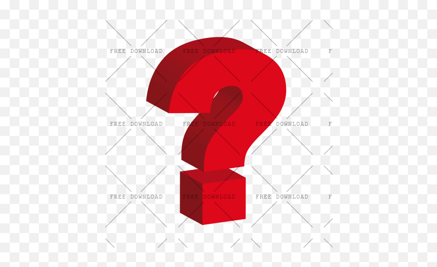 Question Mark Ed Png Image With Transparent Background Red